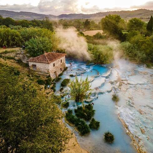 These Ancient Hot Springs in Tuscany Are a Bucket List Wellness Destination