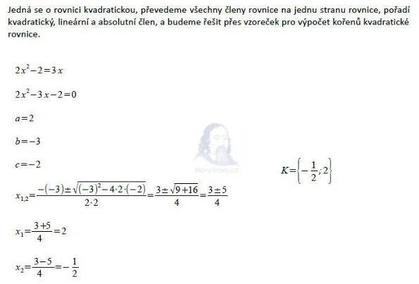 Didaktický test z matematiky pozdim 2012 - řešení úlohy 4