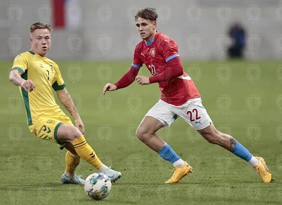 Kvalifikace ME hráčů do 21 let v roce 2025: Česká republika - Litva 3:0 | Reprezentace | FOTBAL.CZ