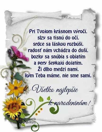 Pin by Peter Dobias on citáty | Birthday wishes, Birthday, Verse