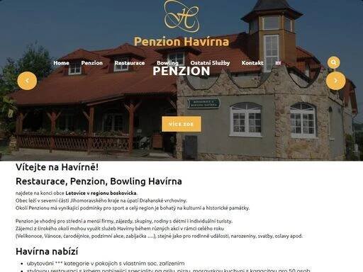 PENZION A RESTAURACE HAVÍRNA , Letovice - Živéfirmy.cz