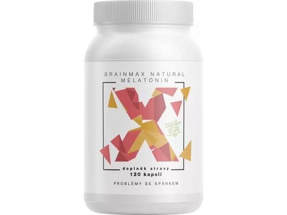 BrainMax Natural MeIatonin, 120 rostlinných kapslí