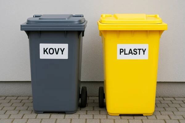 Kovové obaly nelze v Žatci vyhazovat do žlutých nádob na plasty