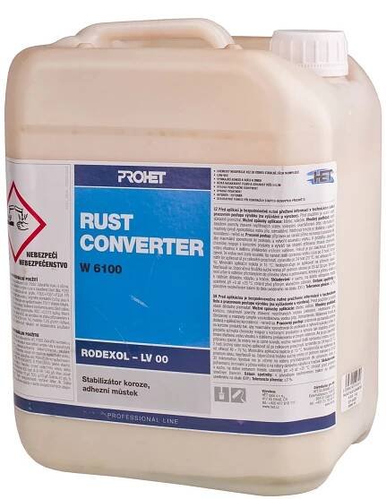 RODEXOL RUST CONVERTER W 6100 (5kg) stabilizátor koroze - průmyslová verze