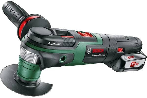 Bosch Aku multifunkční nářadí AdvancedMulti 18, 1 x aku + nabíječka