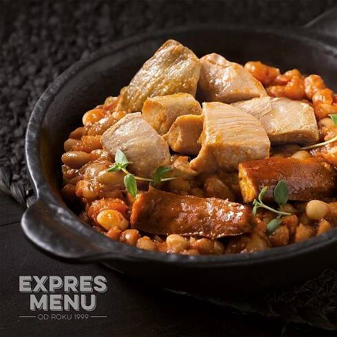 Krůtí ragú s fazolemi Expres menu 2 porce
