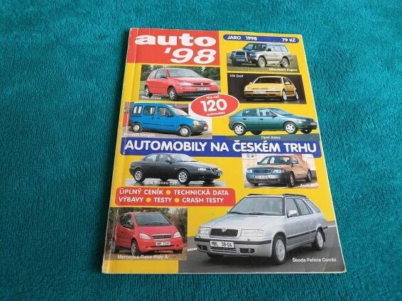 Autokatalog Auto 1998, 180 str, české ceny, technická data - Motoristická literatura