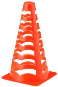 BravaTM Soccer Orange Sport Cones 4-Pack