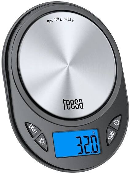 Digitální mini LCD váha na šperky podsvícená 0,1-750g