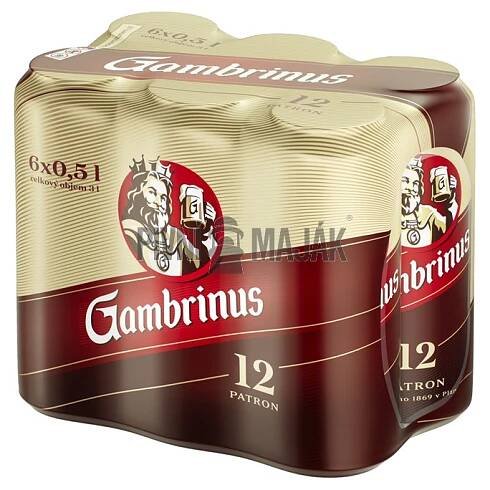 Gambrinus Patron 12 6x0,5l | Vrtal s.r.o.