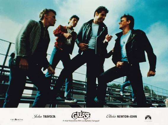 Kelly Ward, Barry Pearl, John Travolta, Jeff Conaway - Pomáda - Fotosky