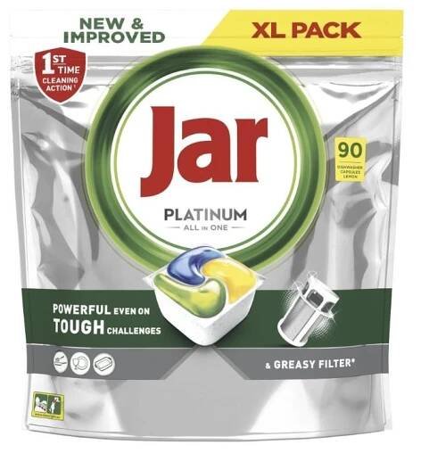 Jar Platinum All in One Lemon kapsle do myčky nádobí