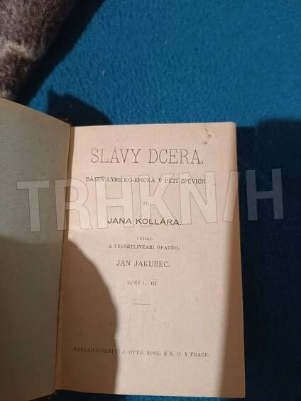 Kniha Slávy dcera - lyricko-epická báseň v pěti zpěvích - Trh knih - online antikvariát