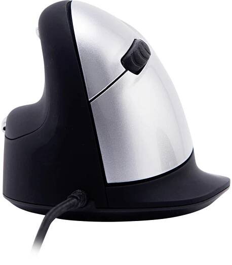 R-GO Tools HE (RGOHELELA) ergonomická myš, přenos USB, 5 tlačítko, 500 dpi, 1500 dpi, 2000 dpi, 3500 dpi, černá/stříbrná