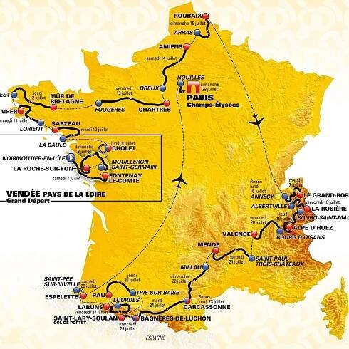Tour de France 2018 route revealed