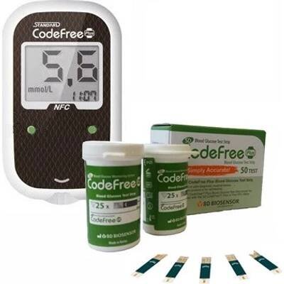 SD Diagnostics Codefree PLUS Glukometr + 50 proužků