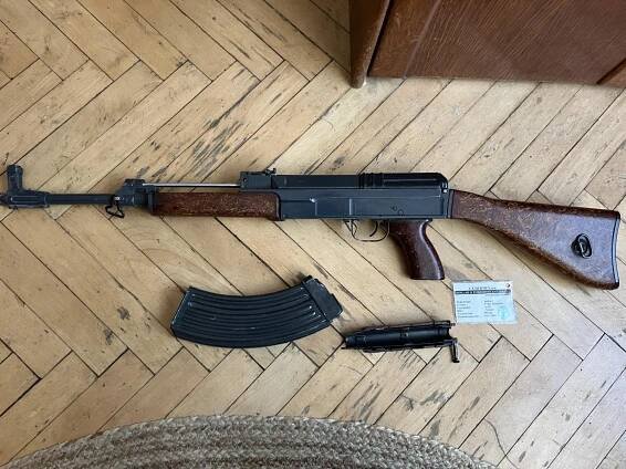 Úředně znehodnocený samopal vzor 58