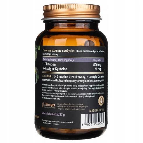 Doctor Life L-Glutation N-Acetyl-Cystein 60 kapslí Stav balení originální