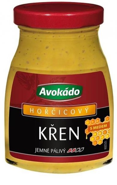 Avokádo Křen hořčicový s medem 175g