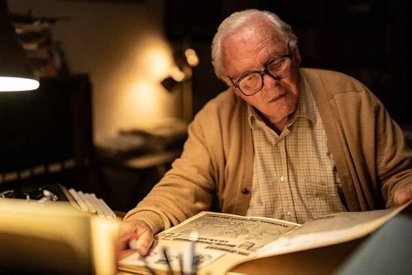 Anthony Hopkins as Nicholas Winton in ONE LIFE.