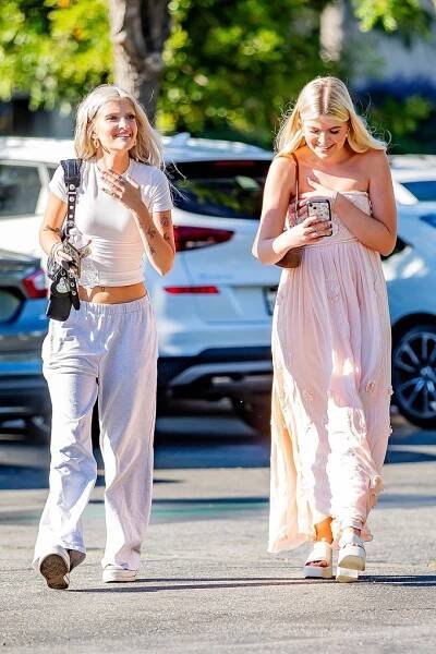 Sami & Lola Sheen smiling