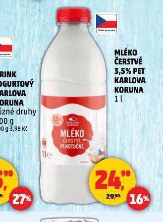 ČERSTVÉ MLÉKO