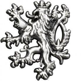 Odznak ČESKÝ LEV staronikl