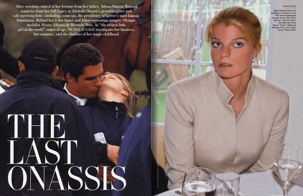 This image may contain Athina Onassis Human Person and Glass