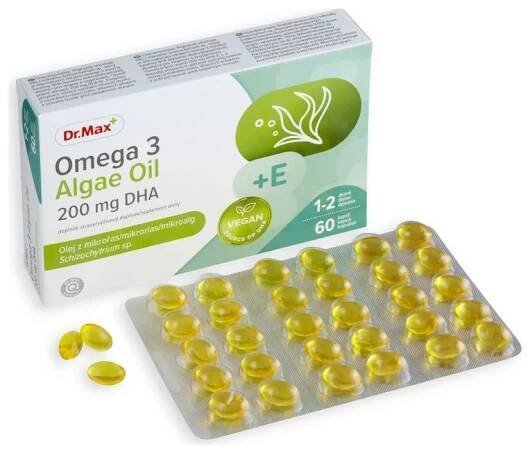 Dr. Max Omega 3 Algae Oil 60 kapslí