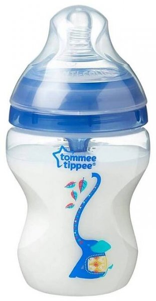 Tommee Tippee - Anti-Colic Feeding Bottle Blue 260ml - Image 2