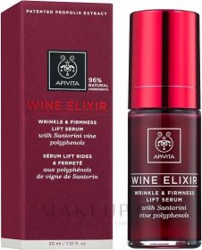 Sérum-lifting proti vráskám s polyfenoly vína Santorini - Apivita Wine Elixir Wrinkle And Firmness Lift Serum