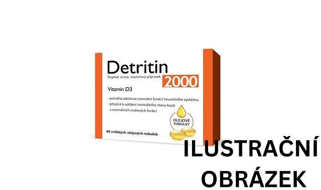 Detritin Vitamin D3 2000 IU 90+30 měkkých tobolek