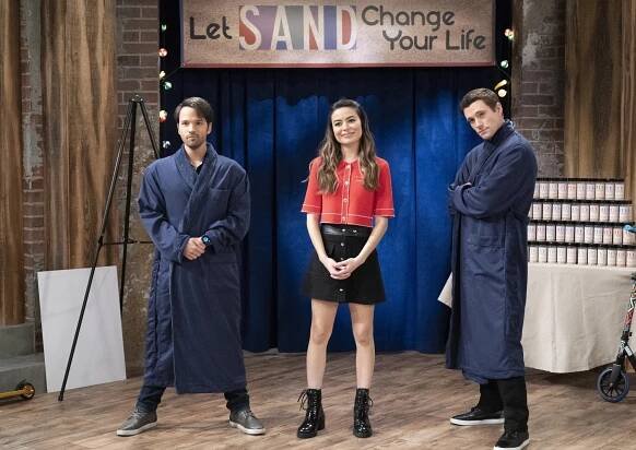 iCarly Revival - iCarly a pyramidový prodej - Z filmu - Nathan Kress, Miranda Cosgrove, Drew Roy