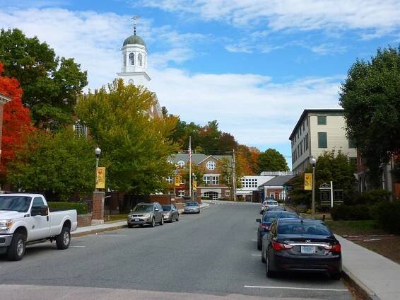 Out for a morning walk and breakfast in Peterborough, N.H.