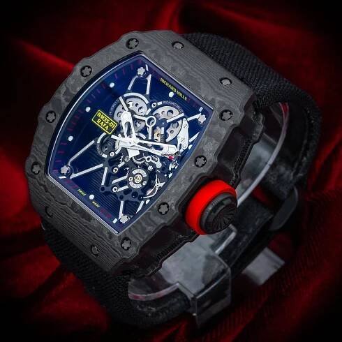 Richard Mille RM 35-01 Rafael Nadal Black NTPT Carbon Complete Set RM35 01 CA Rafa