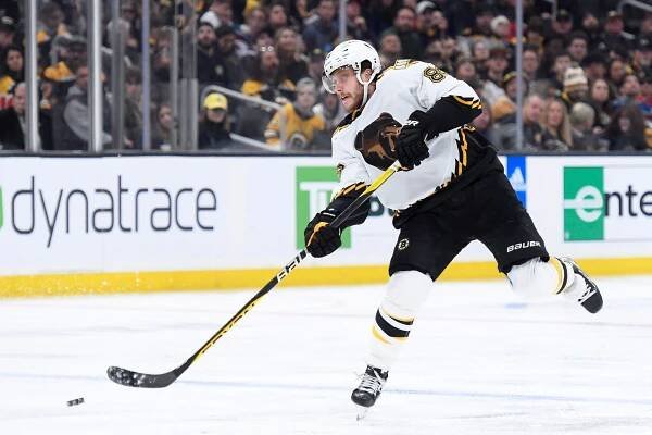 Pastrňák, Krejčí a Nosek vystříleli výhru Bostonu, Dostál zazářil proti McDavidovi
