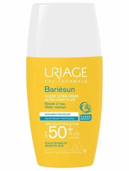 Uriage, Bariesun Fluid Ultra SPF50+, Ultra ľahký fluid na citlivú pleť, 30ml