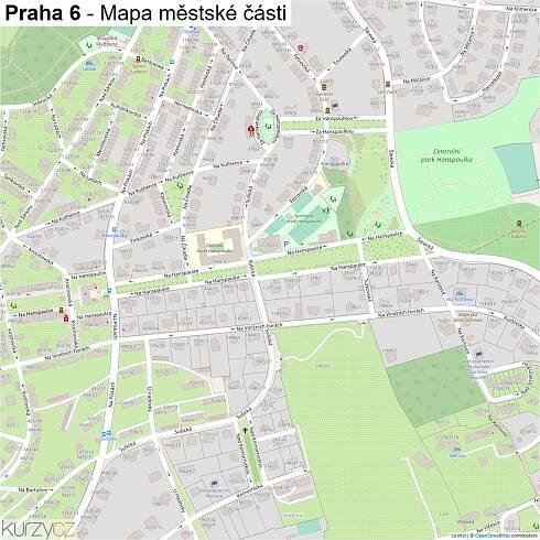 Praha 6 - mapy | Kurzy.cz