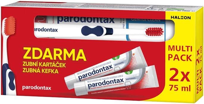 Balení pasta a kartáček Whitening Parodontax levně | Kupi.cz