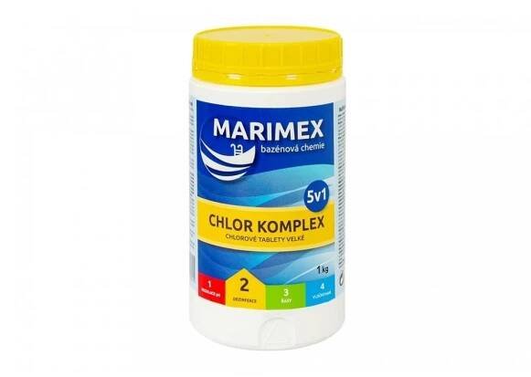 MARIMEX Chemie bazénová CHLOR KOMPLEX 5v1 1kg