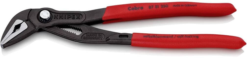Knipex Cobra ES 87 51 250 instalatérské SIKO kleště Velikost klíče 34 mm 250 mm