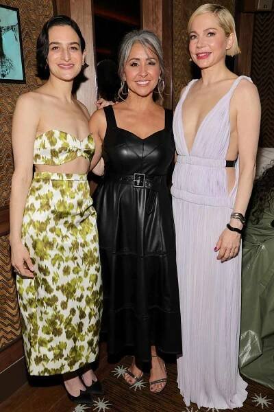 Jenny Slate, Nikki Boyer and Michelle Williams attend FX's 