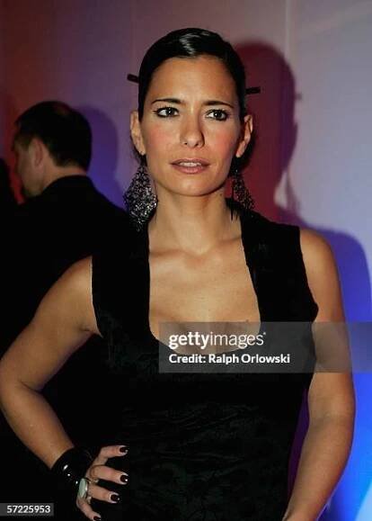Sandra Speichert arrives at the 9th Radio Regenbogen Award in the Schwarzwaldhalle on March 31, 2006 in Karlsruhe, Germany.