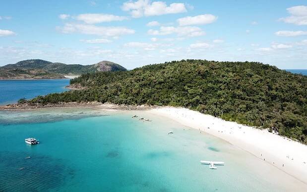 Nejkrásnější australská pláž Whitehaven Beach