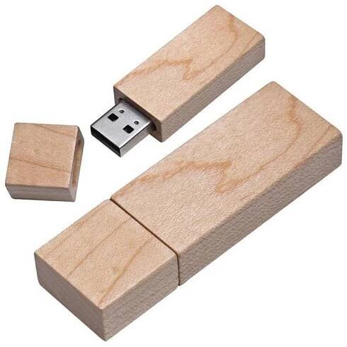 USB klíče béžové - Reklamní předměty