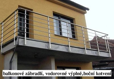 Hliníkové zábradlí na balkóny | PRONY s.r.o. – parapety, ploty, brány