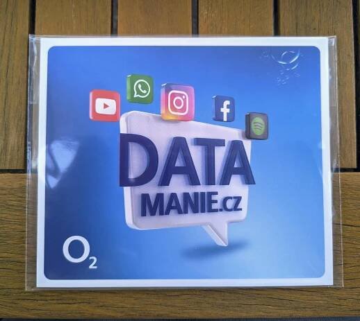 O2 100 GB předplacená karta (Datamánie)