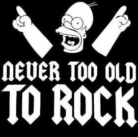 Obrázek produktu Pánské tričko Nikdy nejsi starej na rock´n´roll "Never too old to Rock"