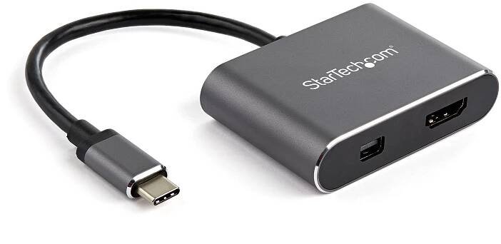 USB C TO HDMI OR MDP ADAPTER HDMI OR MINI DP HDR 4K 60