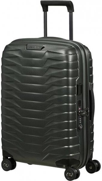 DOMIbags - SAMSONITE Kufr Proxis Spinner Expander USB 55/20 Cabin Matt Graphite